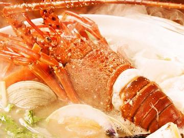 【伊勢海老鍋コース】本場紀州の伊勢海老を存分にお楽しみあれ！！至福のお鍋です♪