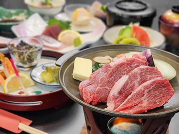 ＼月10組限定！本館リニューアル／【米沢牛陶板焼き膳】地元の味わい満喫！2食付き