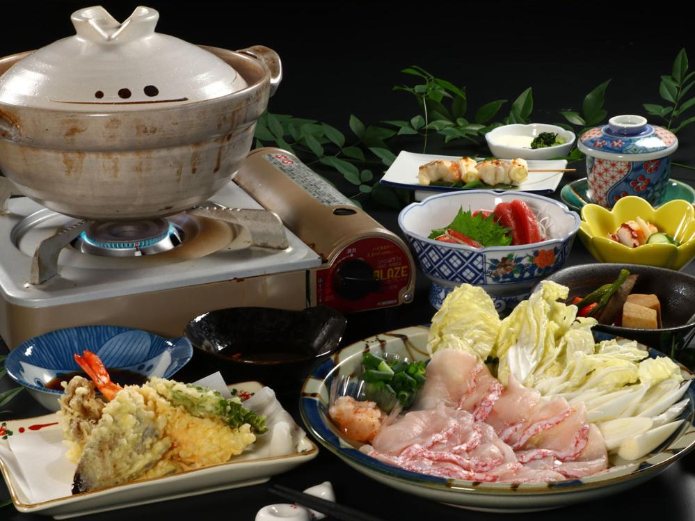 【2月限定】１日１組限定！幻の高級魚「ベニアコウ」のしゃぶしゃぶと串焼きを堪能♪－2食付－