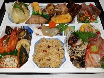 お部屋でゆっくり♪地元の料理屋の手作り料理を★グレードアップ≪松≫折詰料理【食事付＊素泊まり】