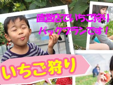 【いちご狩りパック】当館より車で約10分！直営農場にていちご狩り付き！もぎたてイチゴをどうぞ♪朝食付