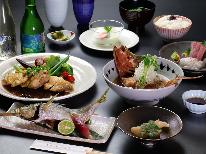 【1泊2食付・阿波尾鶏、地魚彩り会席】鳴門海峡の魚介類中心の会席料理♪新鮮なものをご提供いたします！