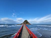 【素泊まり】白山島・海水浴場から徒歩１分の好立地！疲労回復効果が期待される由良温泉をとことん堪能♪