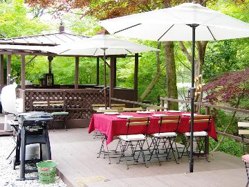 【1日1組限定！夕食BBQ】貸切デラックス！テラスで飛騨牛バーベキュー♪雨天可・フリードリンク付