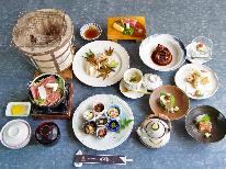 ≪個室利用≫国産松茸＆飛騨牛ステーキ付◇鶴会席26,900円～【11時半～16時】最大4.5時間滞在