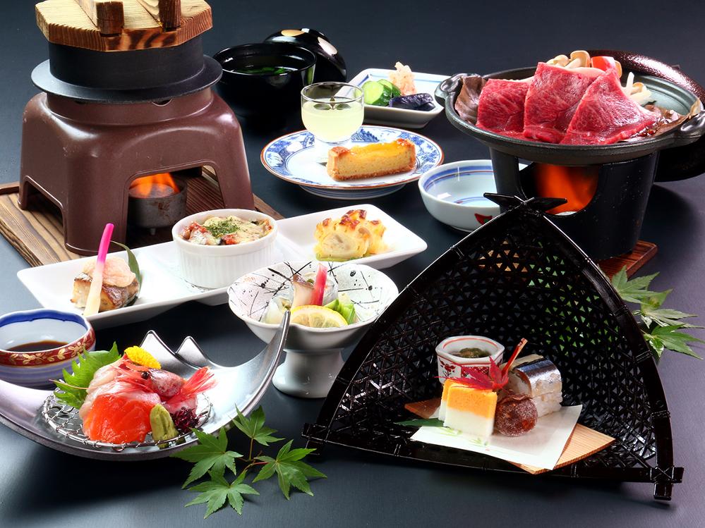 【夕食のみ】上高地への早朝出発に便利な朝食なしプラン♪夜はヘルシー会席《-hibiki-響》