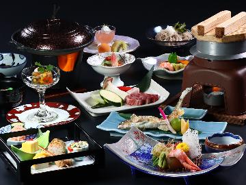 【スタンダード】天然温泉×お料理で大満足◆信州の旬を感じる四季の会席料理《-nishiki-錦》♪