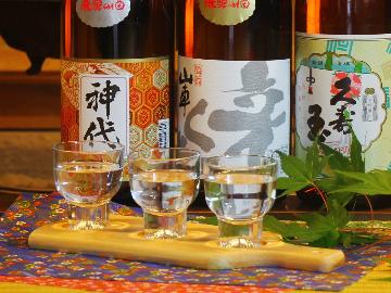 【平日限定】初夏を彩る地酒３種【利き酒】付☆飛騨牛の奥飛騨郷土料理。温泉貸切風呂無料【2食付】】