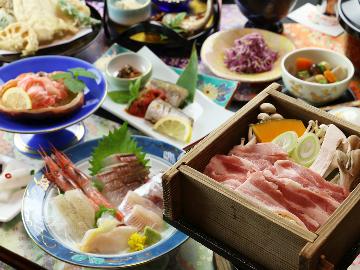 【スタンダード会席】日本海の獲れたて食材を郷土料理で！わんちゃんと一緒旅