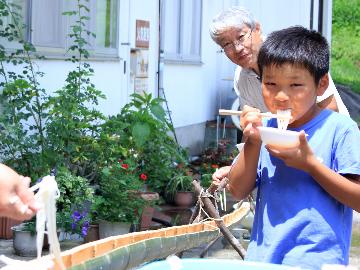 ＼お子様歓迎／ファミリー様におすすめ≪流しそうめん×但馬牛BBQ×天体観測≫夏てんこ盛り★1泊3食付