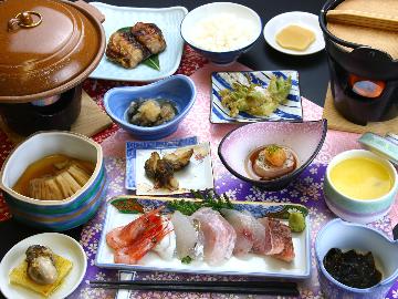 【2食付】迷ったらこれ◆星空も日本海も独り占め☆佐渡の旬を五感で愉しむごっつぉ和食膳