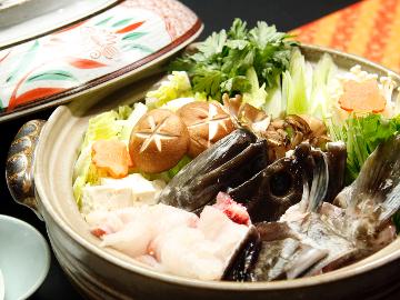 【冬季限定】クエづくし《本クエ鍋＆クエのお刺身》