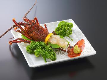 【 豪華二大グルメ 】伊勢海老お造り+金目鯛！