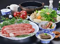 【HP限定価格】≪和牛すき焼き×新鮮お造り×かけそば≫◆すき焼き◆充実のボリュームプラン♪