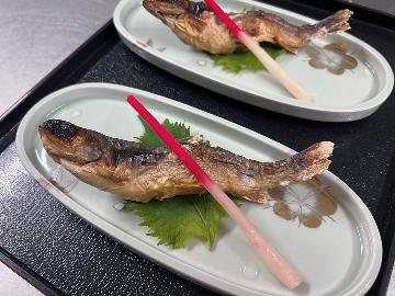 ☆HP特別価格☆【グレードアップ／川魚の塩焼き付】和牛のボリュームUP！《塩焼きの川魚を3種類から選べます》