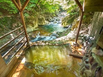 塩原温泉　６つの貸切露天　渓流の湯宿　柏屋旅館