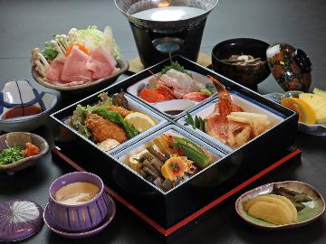 【平日限定】朝夕お部屋食or個室食　お弁当プラン×源泉かけ流し温泉で［1泊2食］