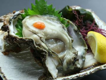 〔焼魚を浜坂産『岩牡蠣』に変更!〕グレードアップ日本海の旬会席プラン【夏季限定特典付】