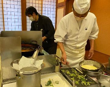 【5/10・11限定】1泊2食　御座敷天婦羅プラン　旬の山菜を目の前で調理してご提供致します