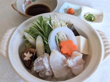 【期間限定】冬はあったか「ふぐちり鍋」で贅沢気分♪