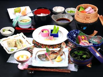 【スタンダード＊彩-irodori-（2食付）】四季折々の五ヶ瀬会席を堪能【2彩】