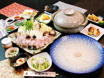 【個室食・貸切風呂】日間賀島の味覚！『金華荘』自慢のふぐフルコース☆-幸sachi- [１泊２食付]