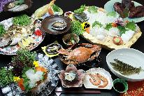 【厳選フルコース】　日間賀島の海の幸を食い尽くす！　「海鮮Cプラン」ご宿泊・一泊夕朝食付き」