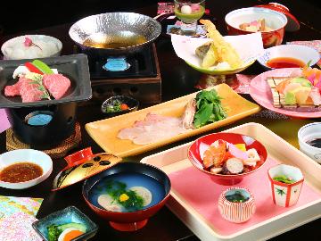 【春の味覚】【２食付】季節を感じる旬会席♪春の味をふんだんに使った彩り会席