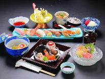 【寿司会席】特上にぎり盛りと季節を感じるお料理を味わう贅沢寿司会席プラン！！
