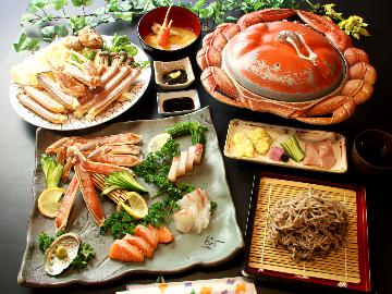 【冬はやっぱりカニ】カニすき＆カニ刺し★カニすきグレードアップコース♪♪