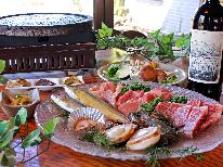 【HP限定価格】【屋内BBQ★】溶岩プレート焼きでふっくらジューシーお肉に舌鼓…♪