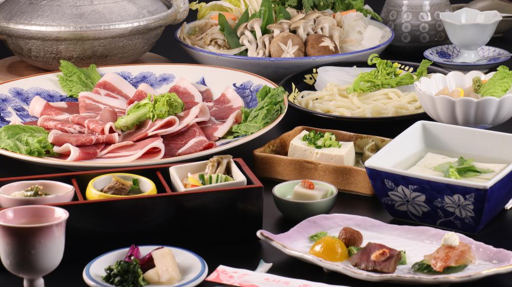 【冬季限定】山里の冬のご馳走・ぼたん鍋プラン♪2食付き