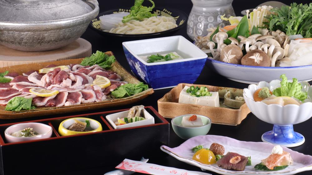 【冬季限定】心温まる郷土の味覚・鴨鍋プラン♪2食付き