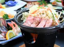 ◆1泊夕食◆山の恵み、海の恵みを味わうボリューム満点ご飯！朝からお風呂も入れます♪
