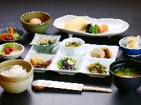 平日限定♪ご朝食付きプラン♪小松別荘オリジナル朝食御膳を召し上がれ♪