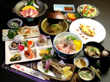 ＜２食付きスタンダード＞長湯温泉と里山料理♪夕食は豊後牛＆川魚料理コース！