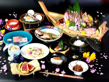 【松コース】すずらん春の3大味覚！【のどぐろ】【但馬牛】【舟盛】付き贅沢会席♪