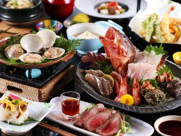 【竹コース】鮮度抜群の旬の地魚姿盛り付会席！すずらん春の人気プラン