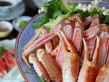 初心者の方にオススメ♪蟹1杯分を使用☆かにすきコース【1泊2食付】