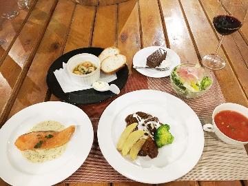 【夕食のみ】早朝出発＆朝はゆっくりの方におすすめ！ら・ぱれっと自慢のフルコースディナーでおもてなし♪1泊夕食付