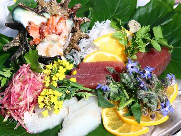 【 伊豆牛ステーキ×鮮魚刺し身 】静岡県産尽くし！幻の伊豆牛と新鮮なお刺身を味わう♪ －2食付－