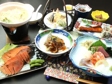 【スタンダード】仲買人の主人の厳選素材！磯料理《２食付》