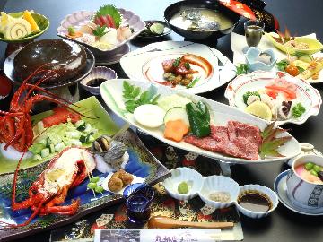 《公式HP限定価格》【てげうんめっちゃが】宮崎牛&伊勢海老の黄金焼と伊勢海老サラダで贅沢三昧♪