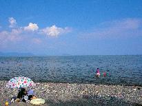 ≪琵琶湖de湖水浴≫琵琶湖へGO！滋賀の夏は湖水浴が人気♪夏満喫プラン+゜【1泊2食付】