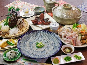 【ふぐスタンダード】てっさ・てっちり・たこの湯がき・伊勢海老を堪能♪