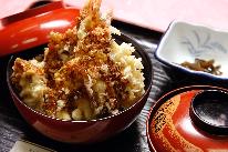 【夕食のみ】《お好みチョイス》で《ビックリ価格：5,500円～》天丼・カツ丼・牛丼から選べる夕食♪