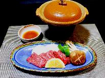 【天然魚・国産牛の陶板焼き】新鮮魚介とお肉を堪能できる大満足プラン☆