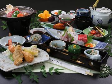 【期間限定】伊豆高原の湯温泉チケット付☆松登苑定番定食【1泊2食】