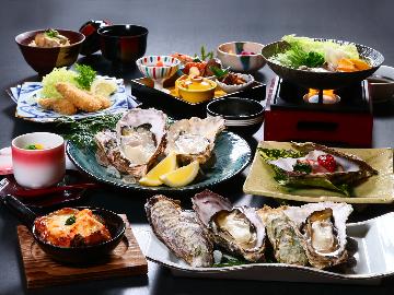 【冬季限定】渡利牡蠣フルコース★冬の味覚を心行くまで堪能♪