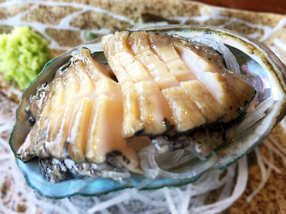 【 鮑コース 】2食付◆選べる調理法！「 お造り 」 or 「 バター焼き 」